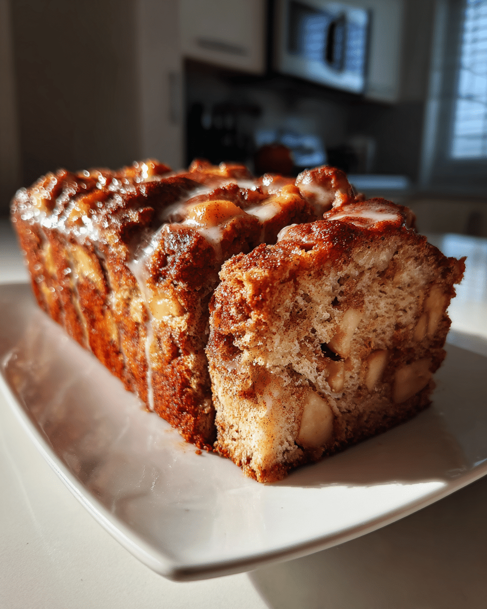 Irresistible Spiced Apple Fritter Bread for Fall