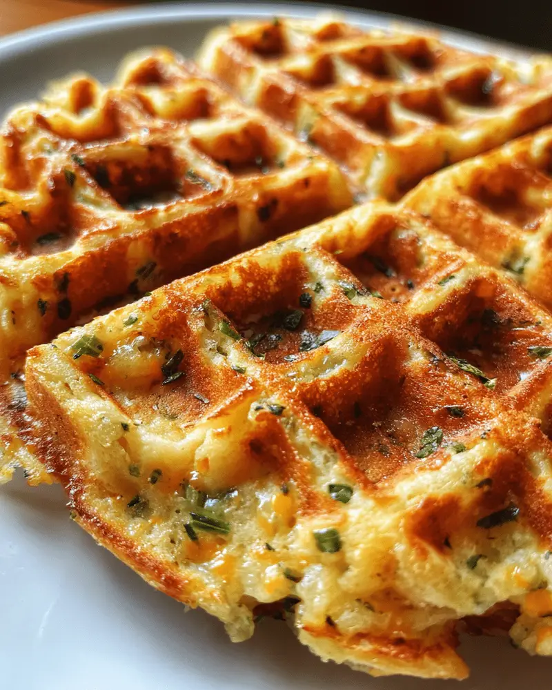 Spicy Cheddar Jalapeño Cornbread Waffles You’ll Crave