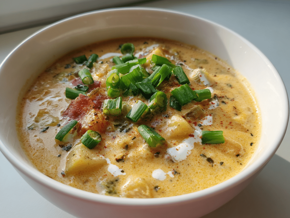Creamy Cajun Potato Soup Recipe in 30 Minutes