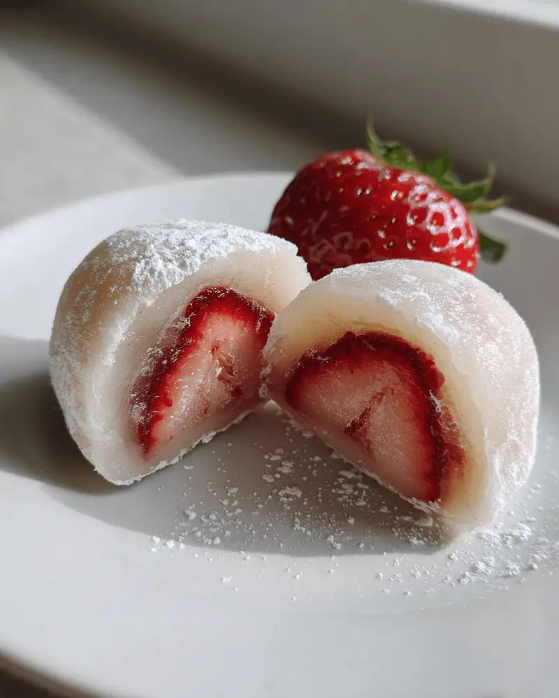 Irresistible 6-Ingredient Strawberry Mochi Recipe – Pure Bliss!