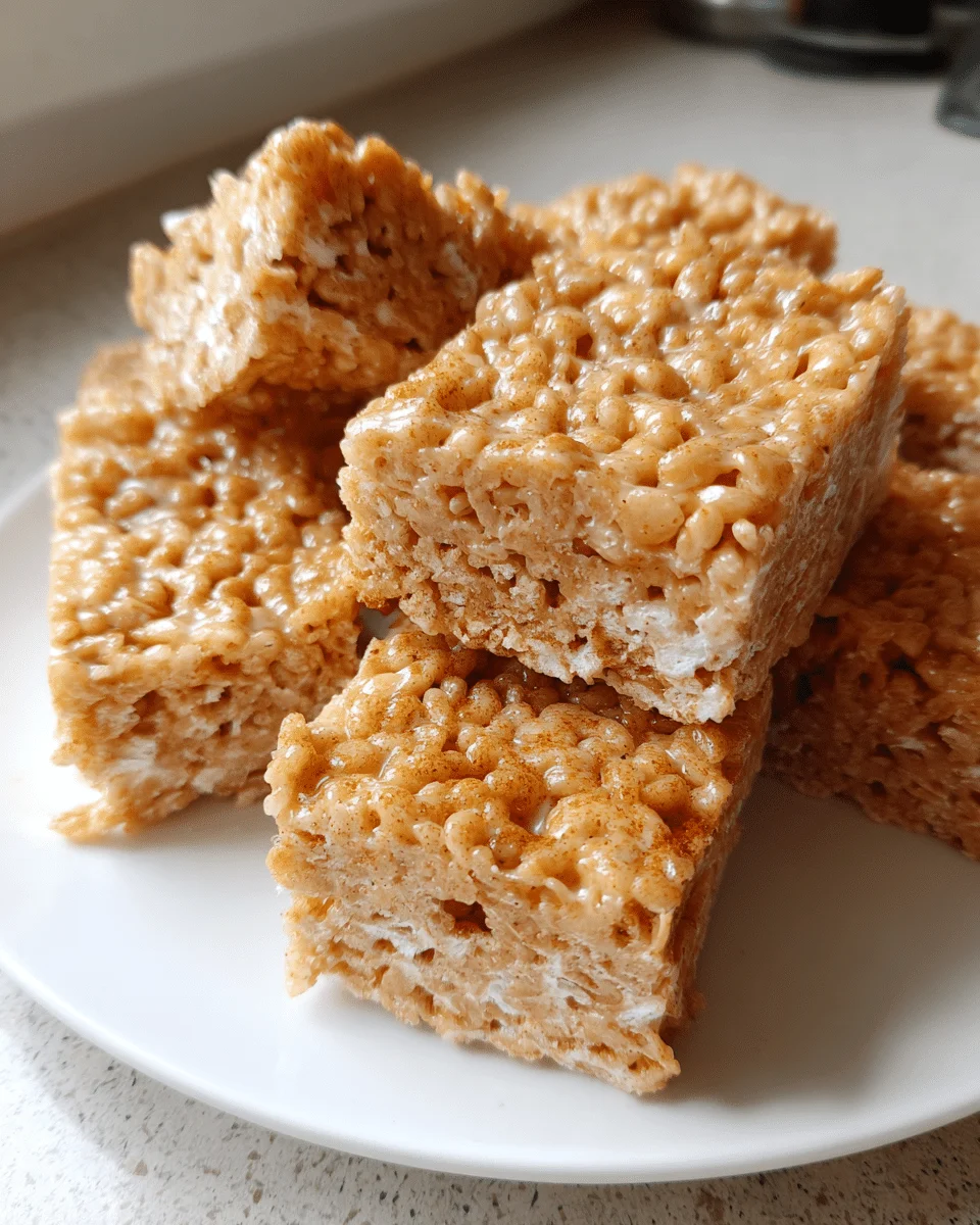 20-Minute Gingerbread Rice Krispie Treats – Irresistible Holiday Magic