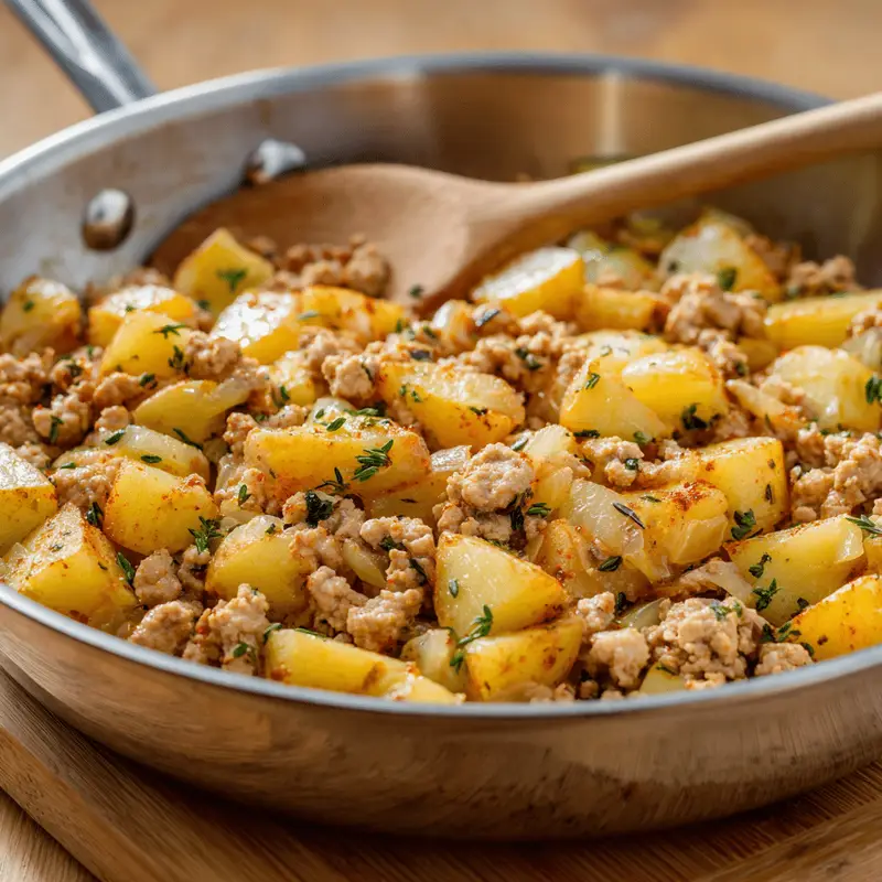 Savory Ground Turkey with Potatoes Pleases Picky Eaters Fast