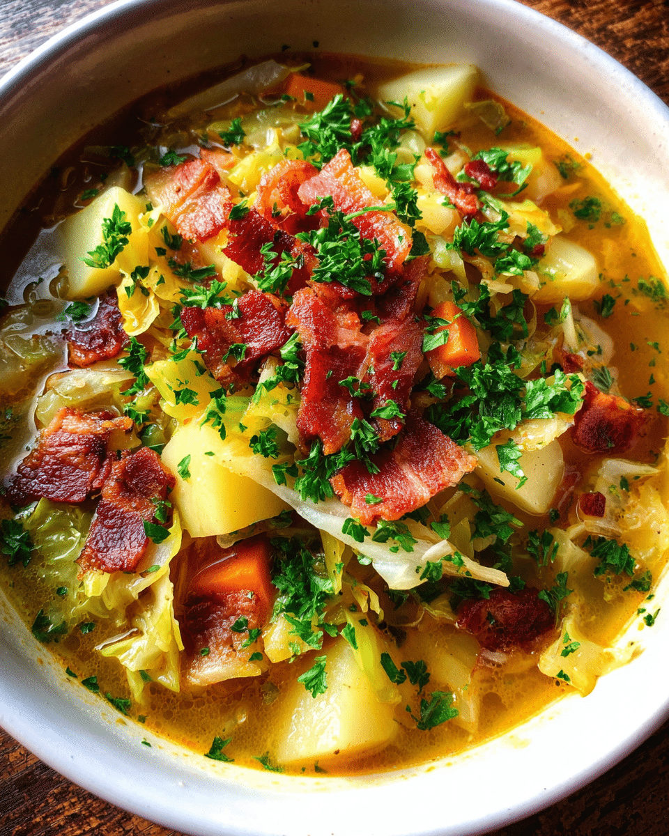 40-Minute Irish Bacon Cabbage and Potato Soup That Warms Your Soul
