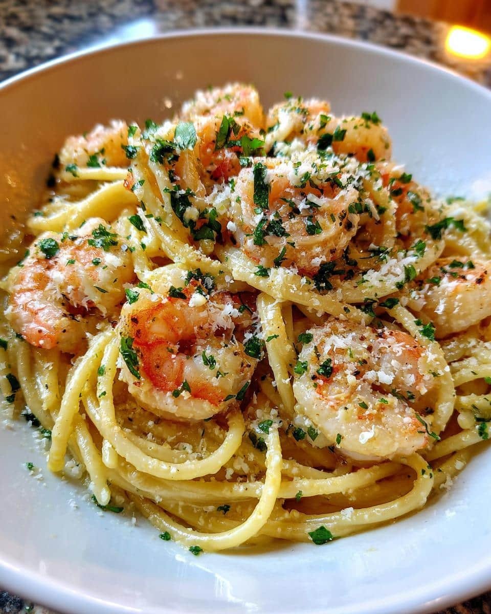 20-Minute Lemon Garlic Shrimp Pasta - detail 1
