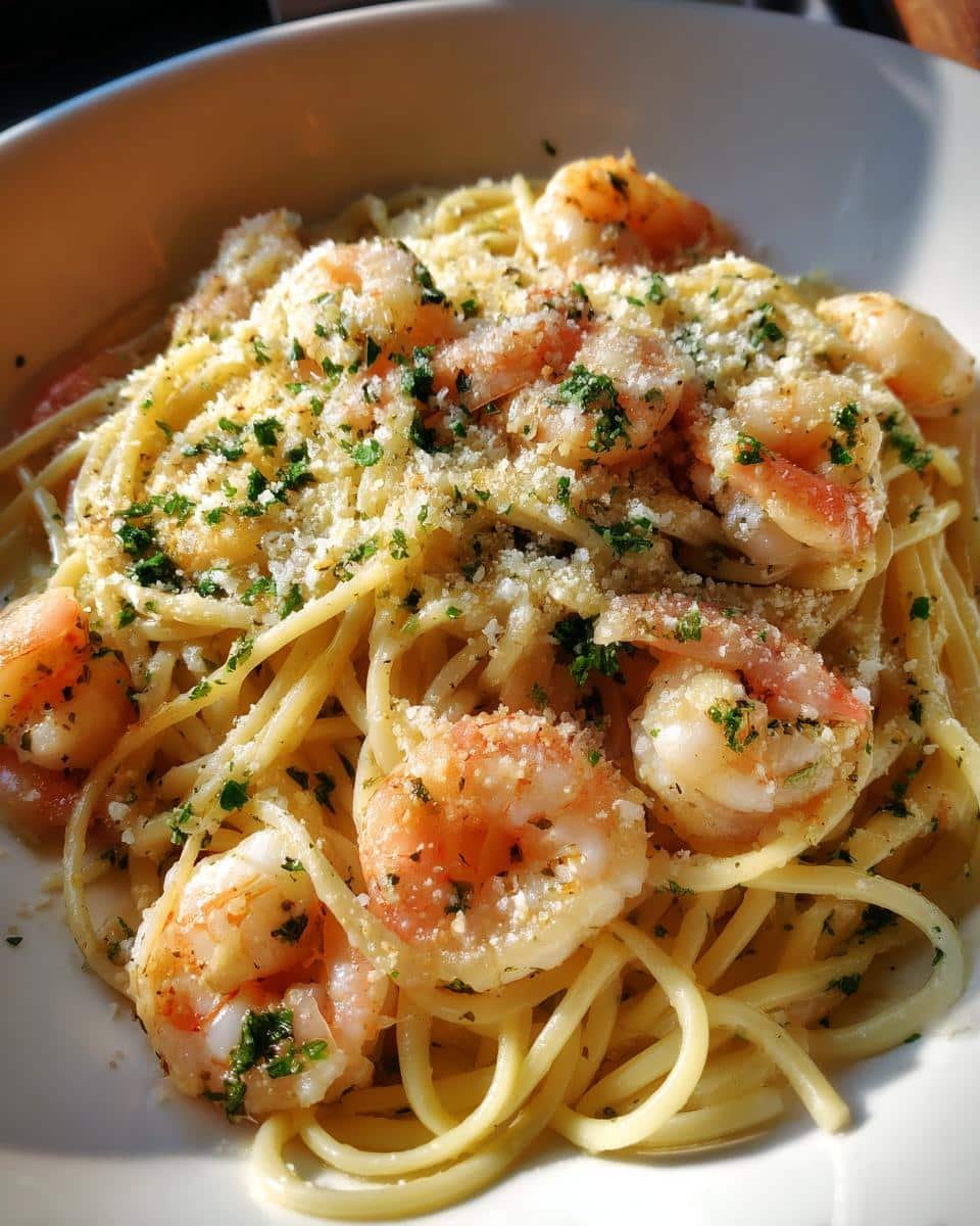 20-Minute Lemon Garlic Shrimp Pasta - detail 2