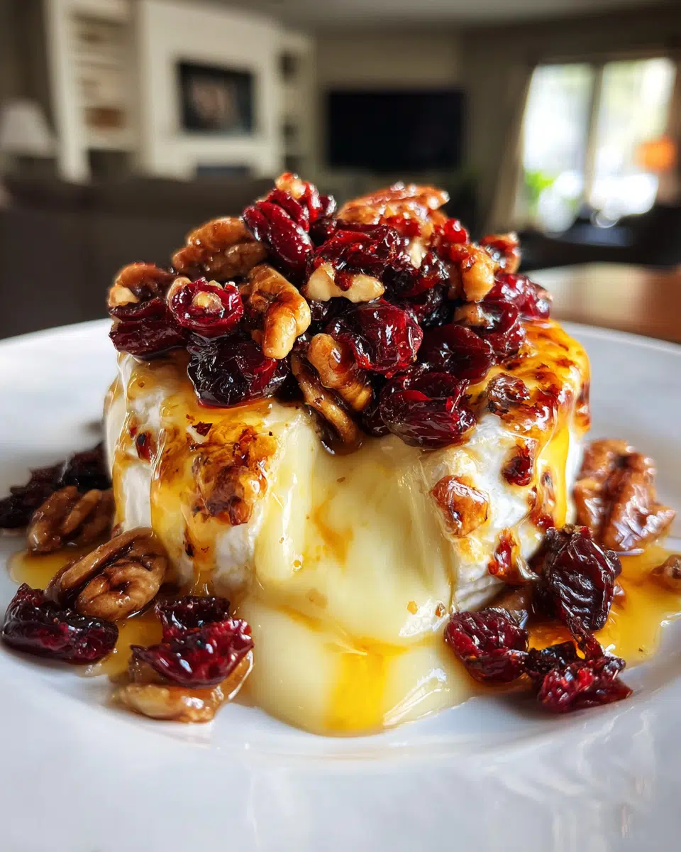 Irresistible Cranberry Pecan Baked Brie in Just 15 Minutes