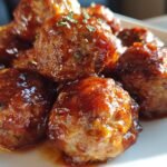 Air Fryer BBQ Meatballs