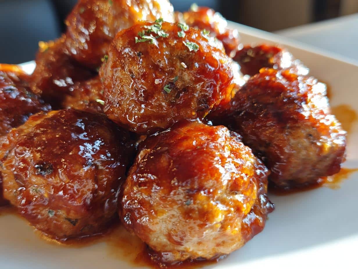 Juicy 15-Minute Air Fryer BBQ Meatballs That Amaze