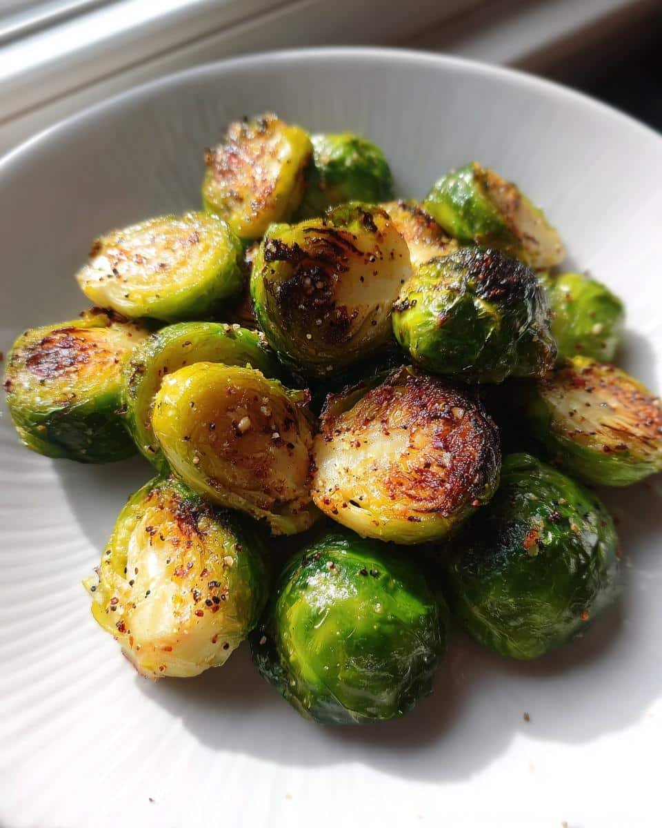 Air Fryer Brussels Sprouts - detail 1