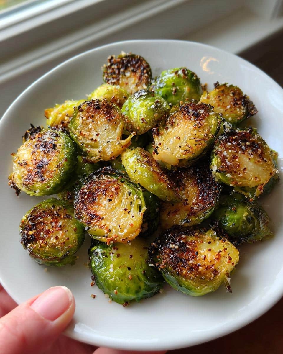 Air Fryer Brussels Sprouts - detail 2
