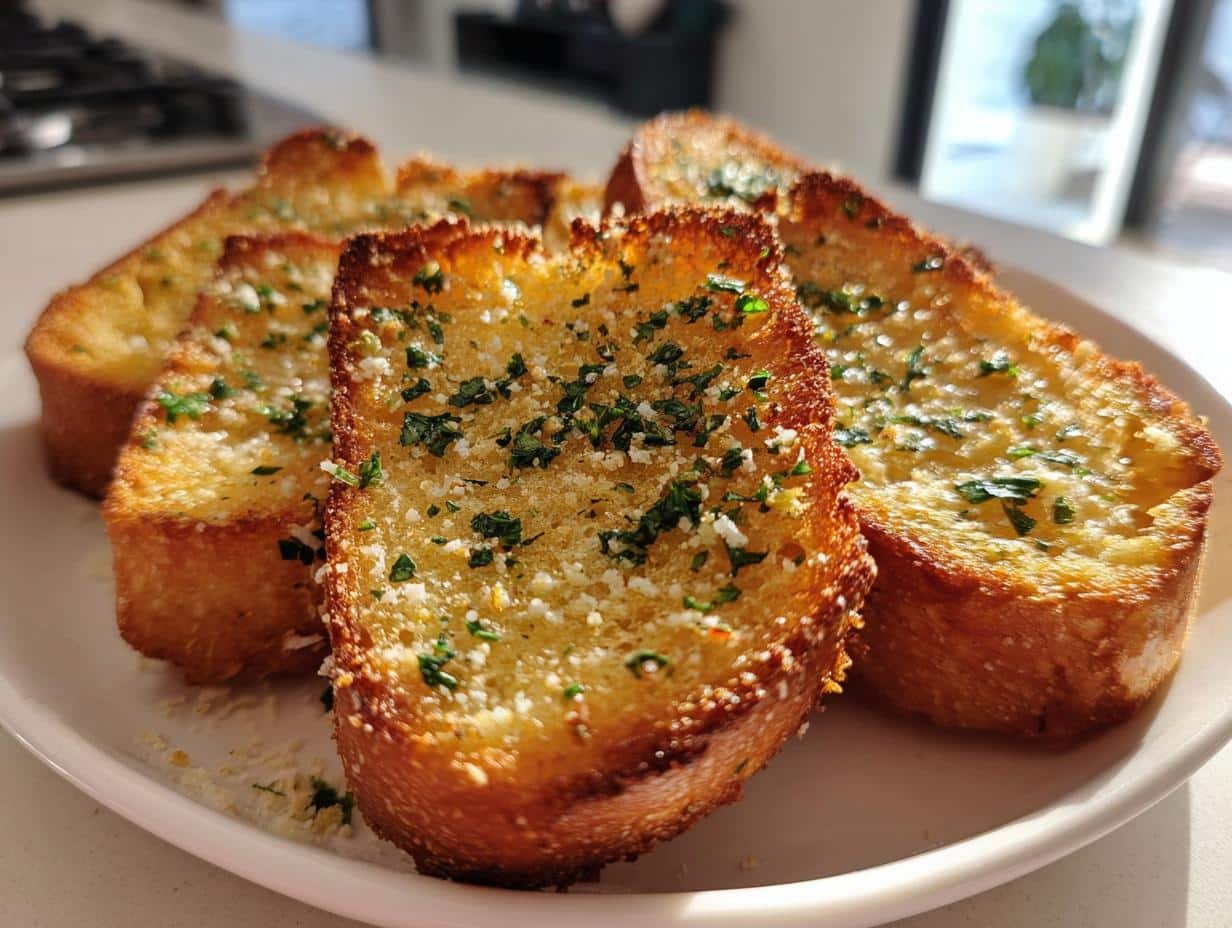 Irresistible Air Fryer Garlic Bread in Just 7 Minutes
