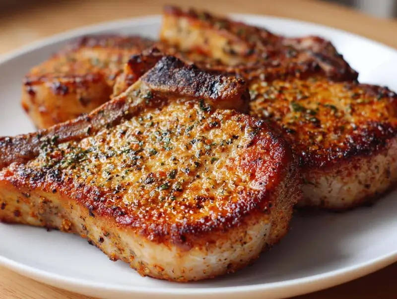 Juicy Air Fryer Pork Chops in Just 15 Minutes – Never Dry Again