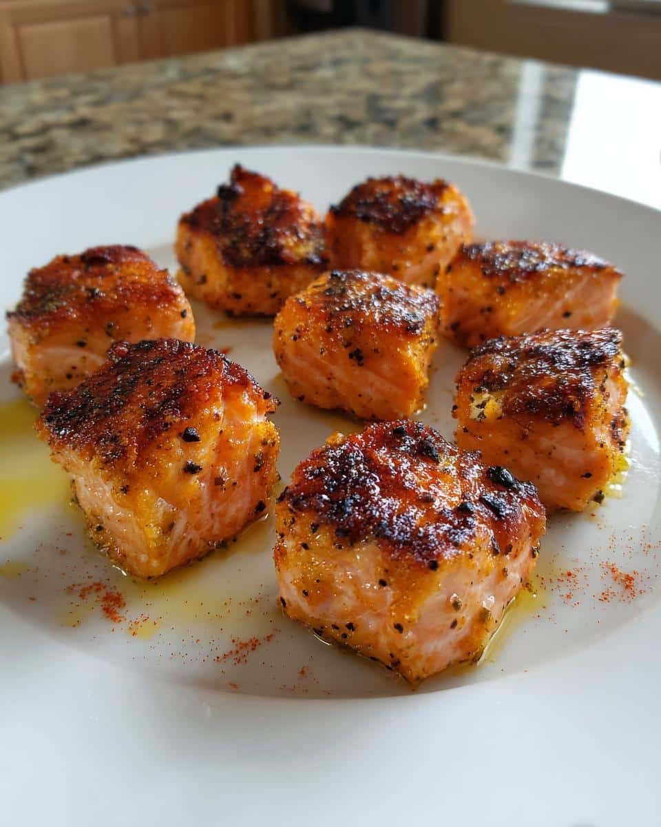Air Fryer Salmon Bites - detail 1