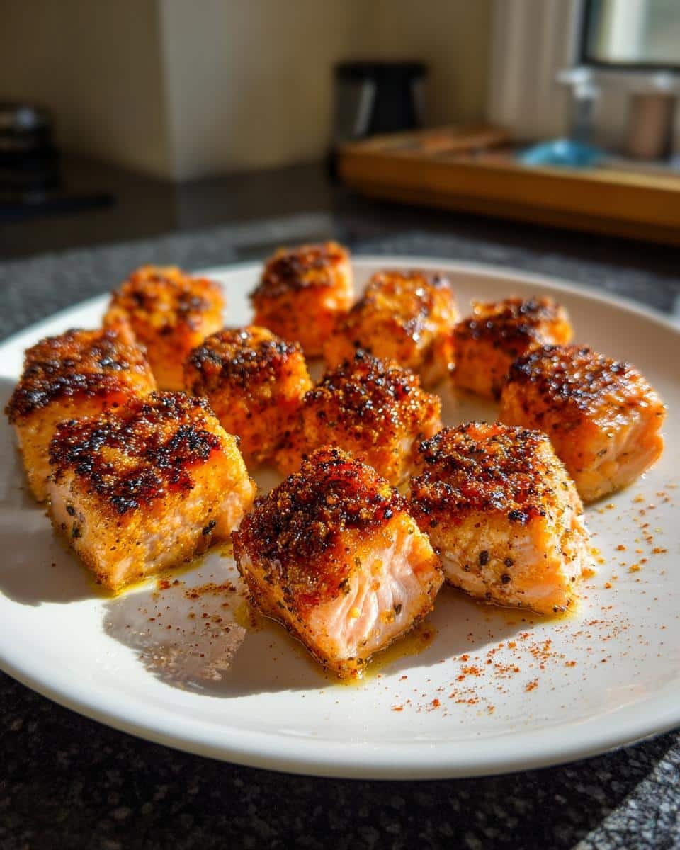 Air Fryer Salmon Bites - detail 2