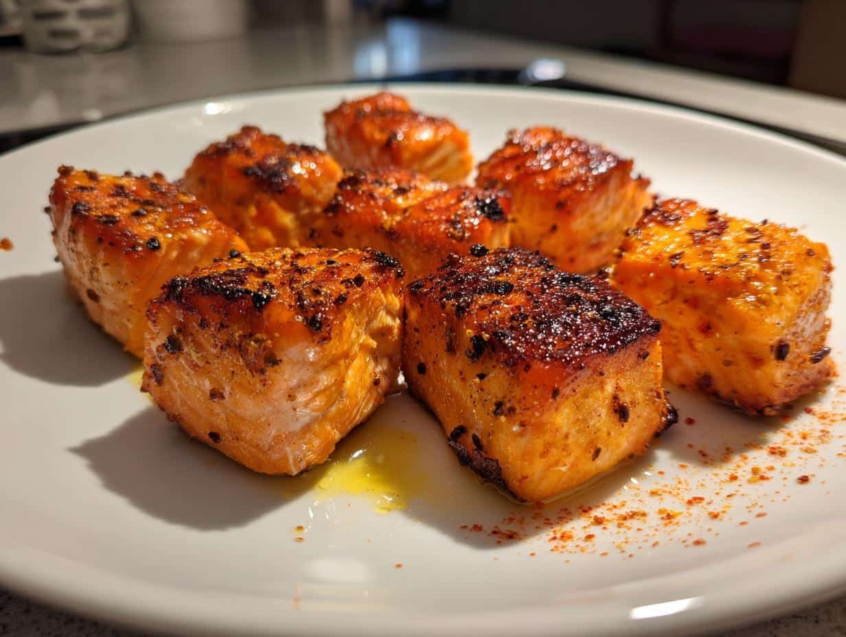 15-Minute Air Fryer Salmon Bites: Crispy & Irresistible