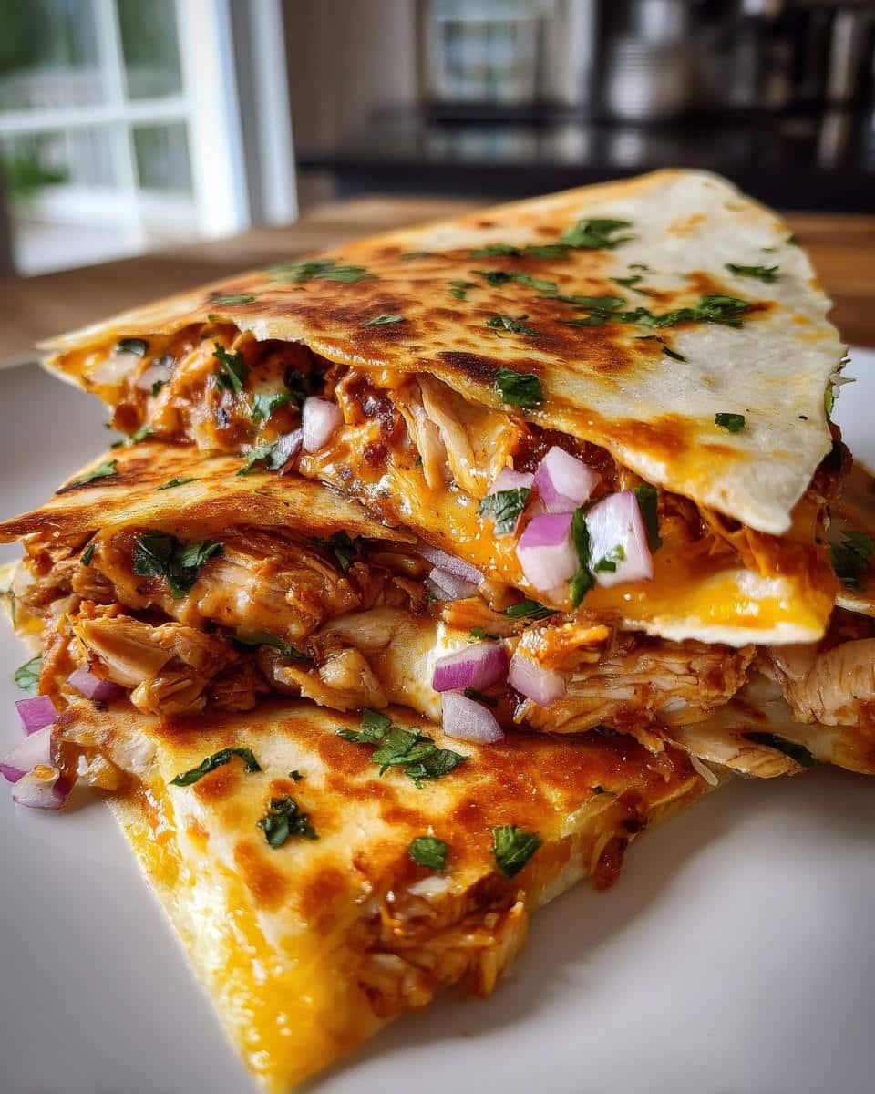 BBQ Chicken Quesadillas - detail 1