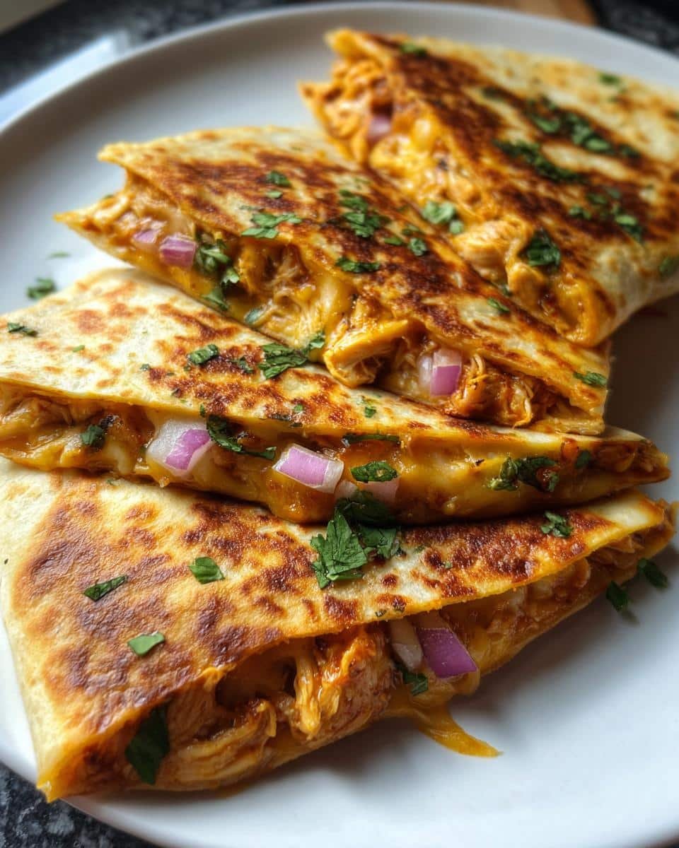 BBQ Chicken Quesadillas - detail 2