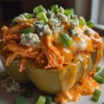 Buffalo Chicken Stuffed Peppers