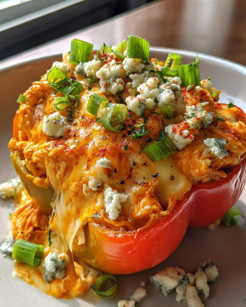 Buffalo Chicken Stuffed Peppers - detail 2