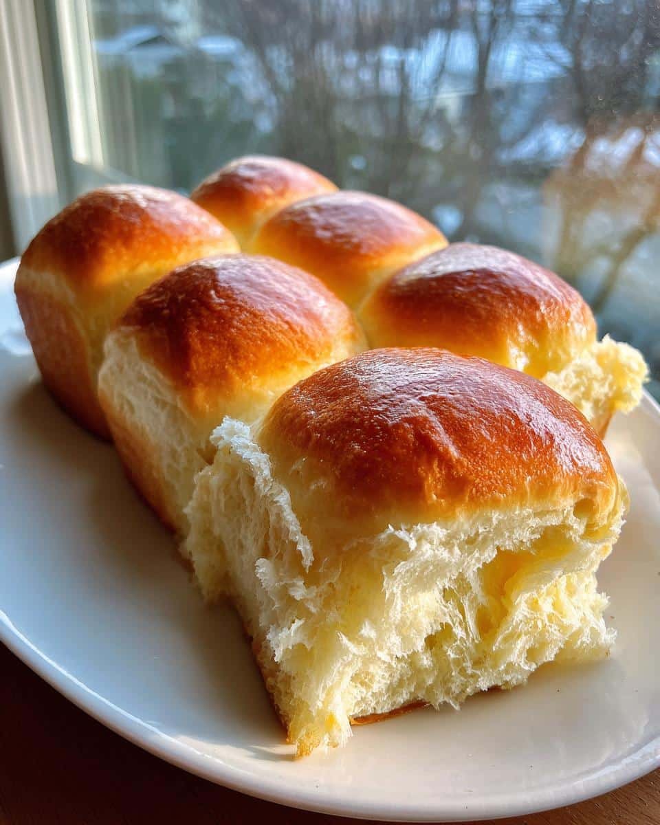 Buttery Parker House Rolls - detail 2