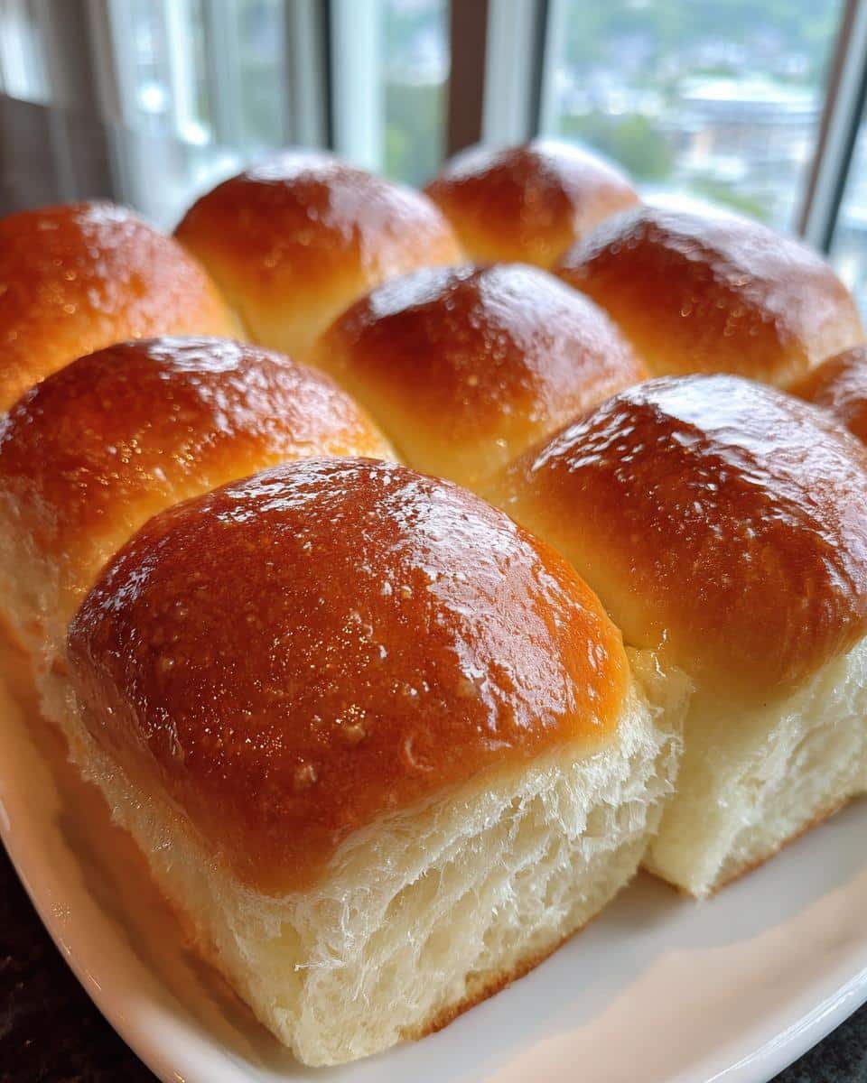 Buttery Parker House Rolls - detail 3