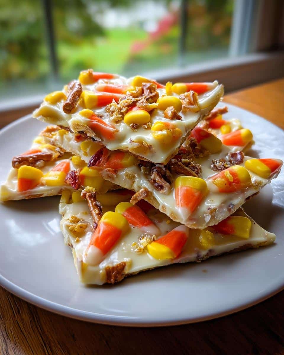 Candy Corn Bark - detail 2