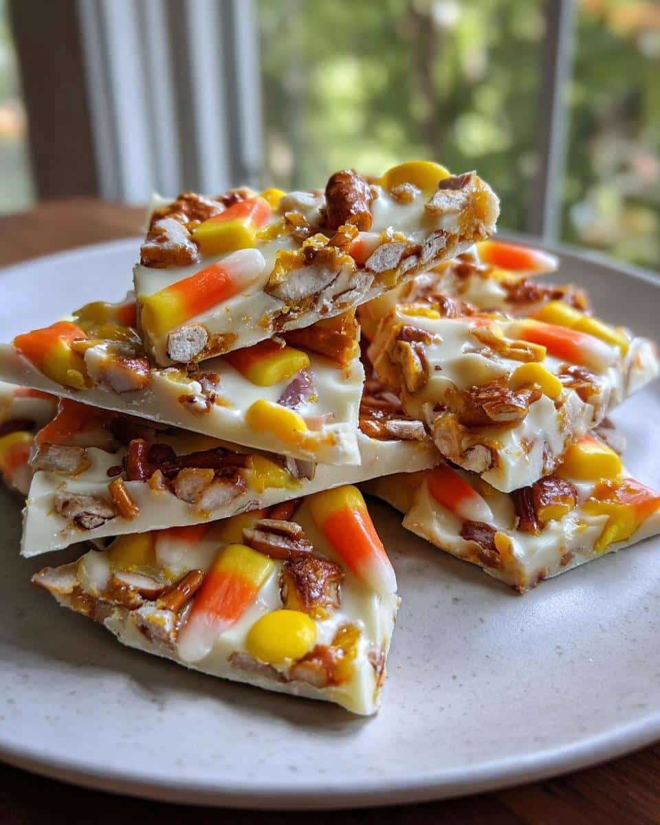 Candy Corn Bark - detail 3