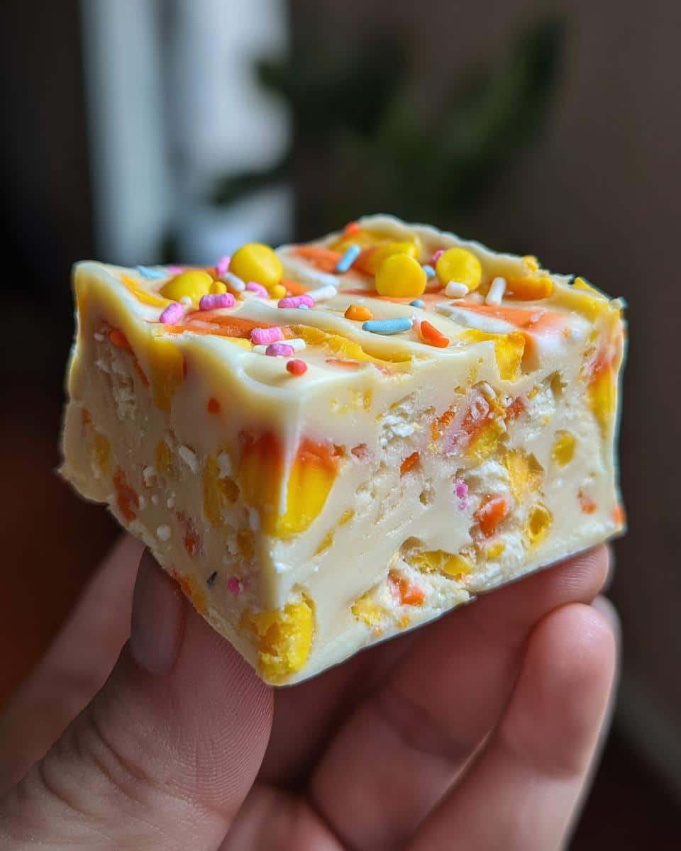 Candy Corn Fudge - detail 2