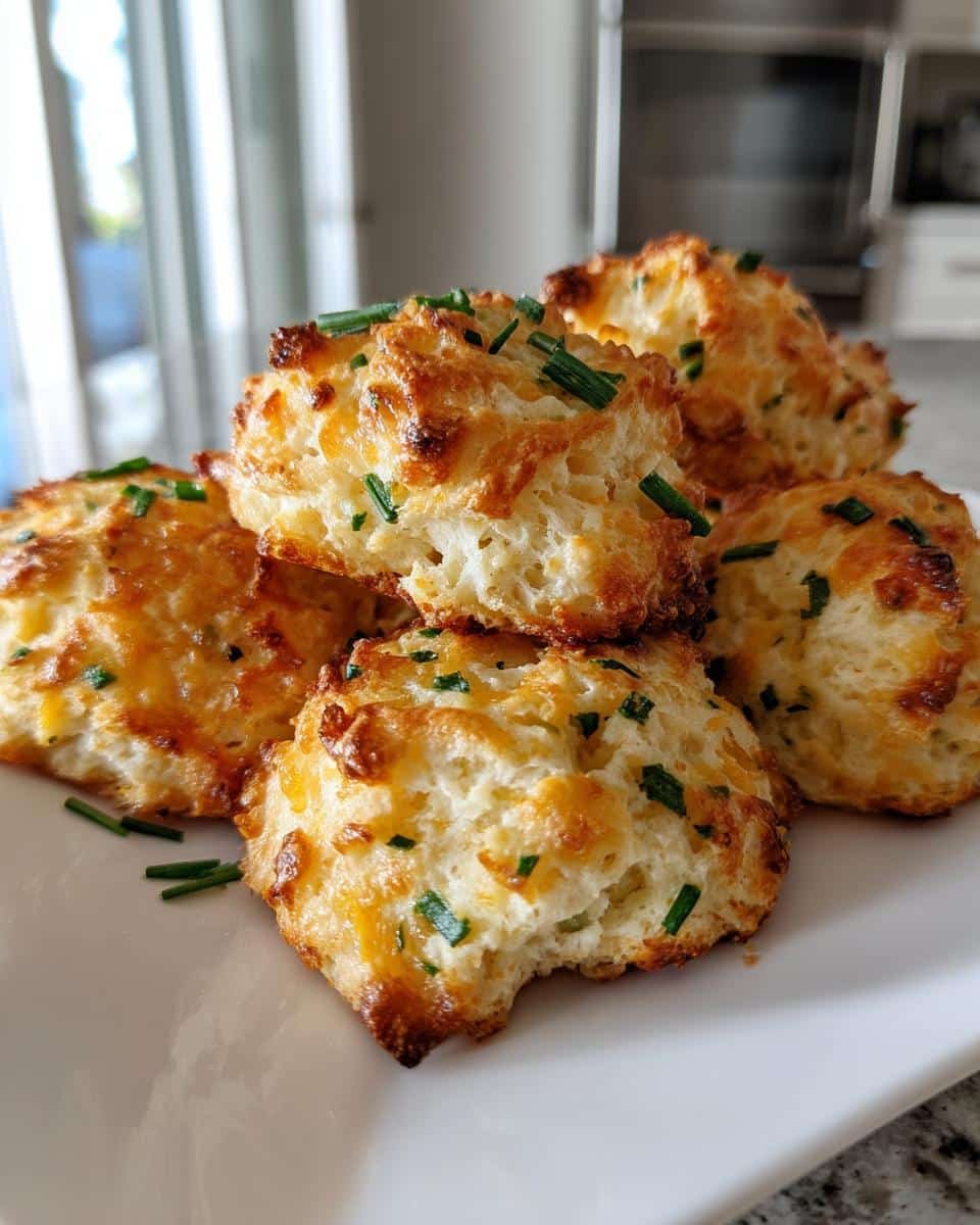 Cheddar Chive Drop Biscuits - detail 1