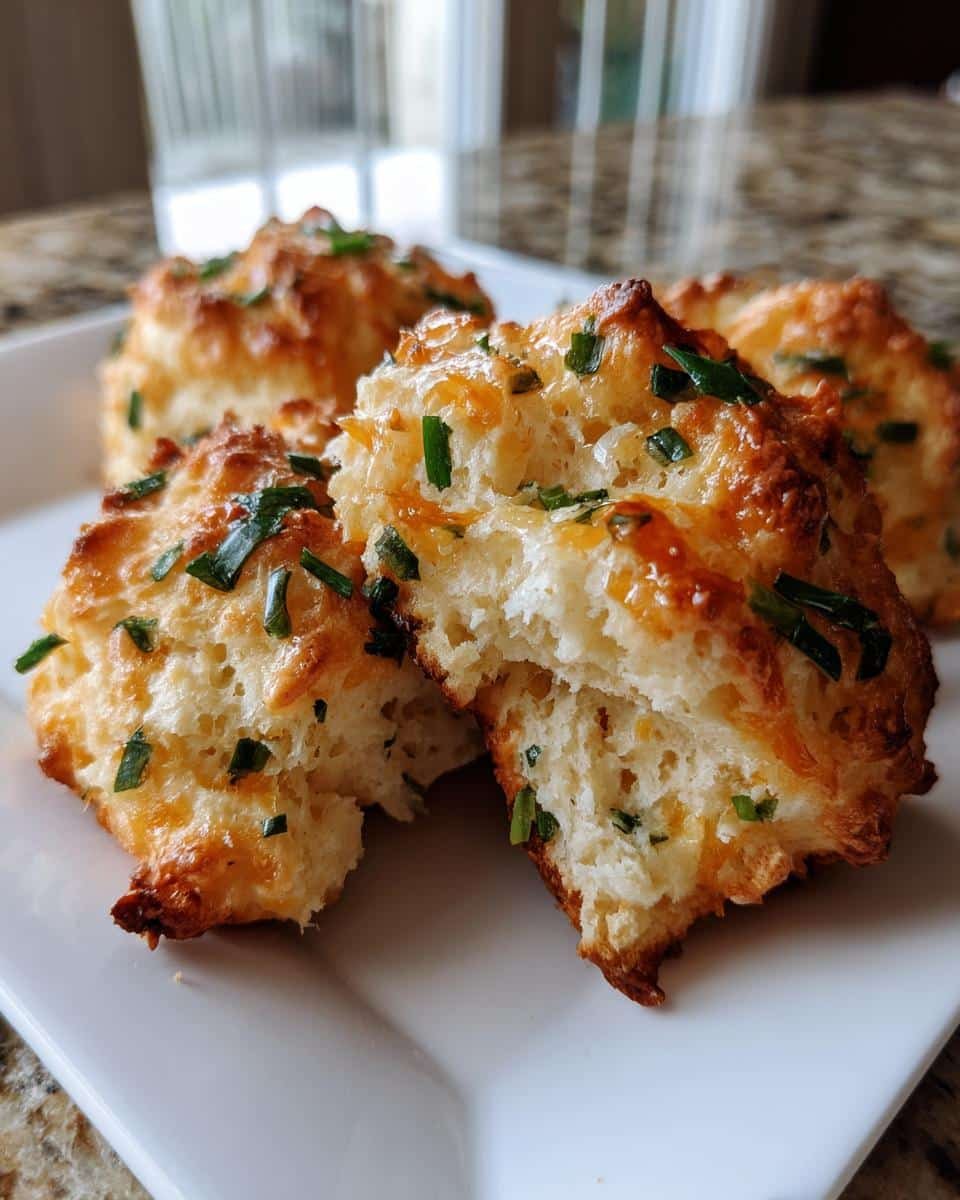 Cheddar Chive Drop Biscuits - detail 3