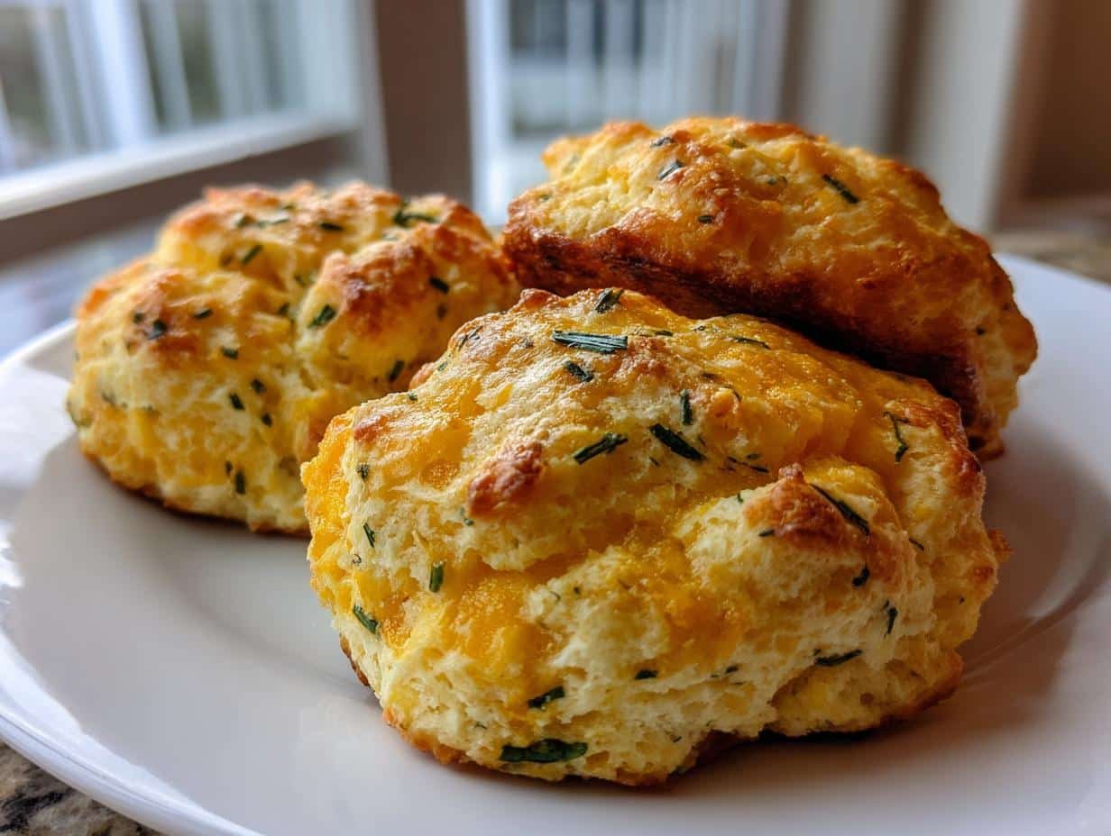 Cheddar Chive Drop Biscuits