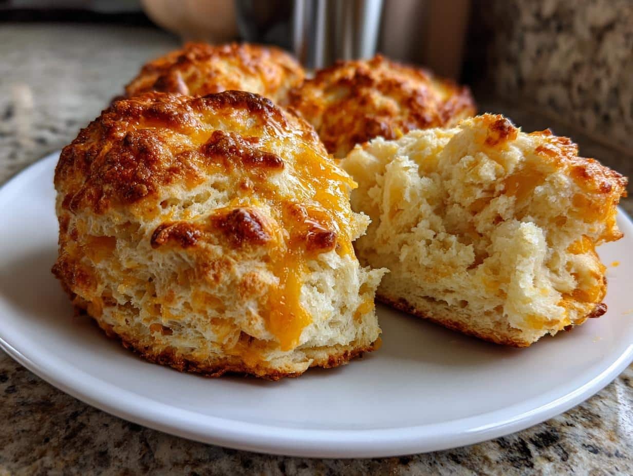Fluffy Cheddar Garlic Biscuits Ready in Just 25 Minutes