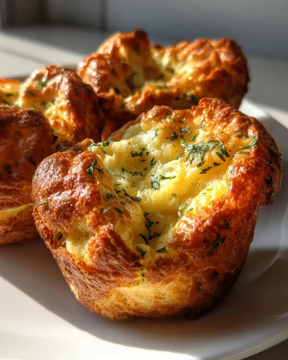 Cheese and Herb Popovers - detail 1