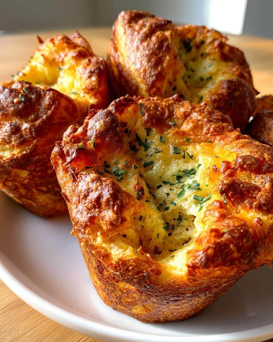 Cheese and Herb Popovers - detail 2