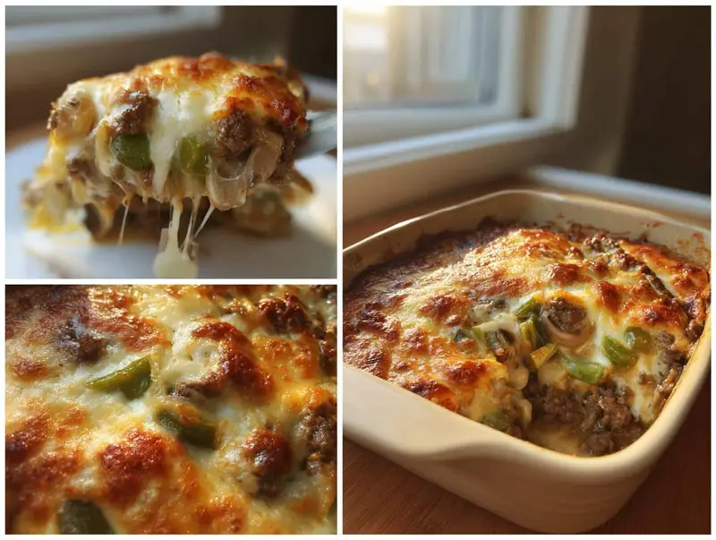 1. “Irresistible Cheesy Low-Carb Philly Casserole in 40 Minutes”
2. “Mouthwatering Cheesy Low-Carb Philly Casserole You’ll Crave”
3. “Cheesy Low-Carb Philly Casserole – 8g Net Carbs & Divine!”Final: **”Irresistible 8g Net Carb Cheesy Low-Carb Philly Casserole”**(54 characters)