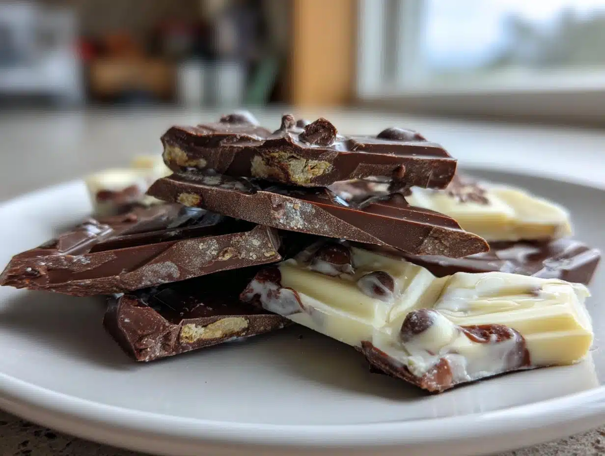 Spooky Chocolate Bark with Candy Eyeballs in 10 Minutes