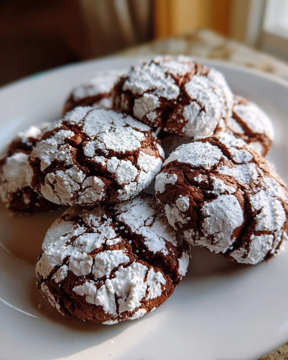 Chocolate Crinkle Cookies - detail 1