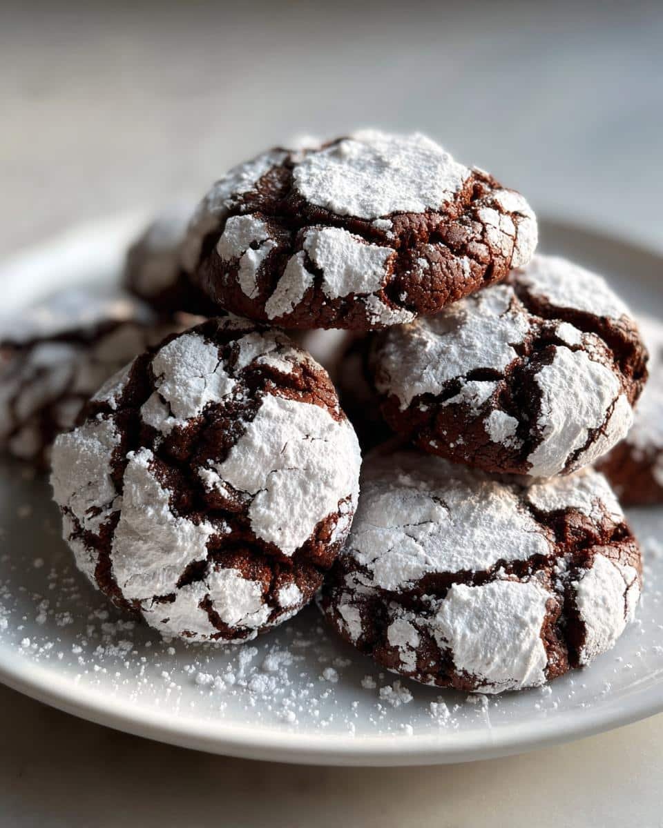 Chocolate Crinkle Cookies - detail 3