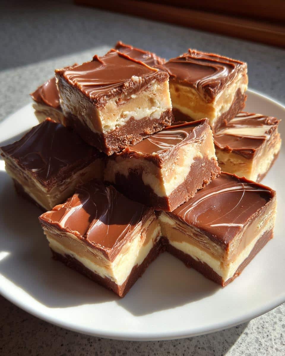 Chocolate Peanut Butter Fudge - detail 1