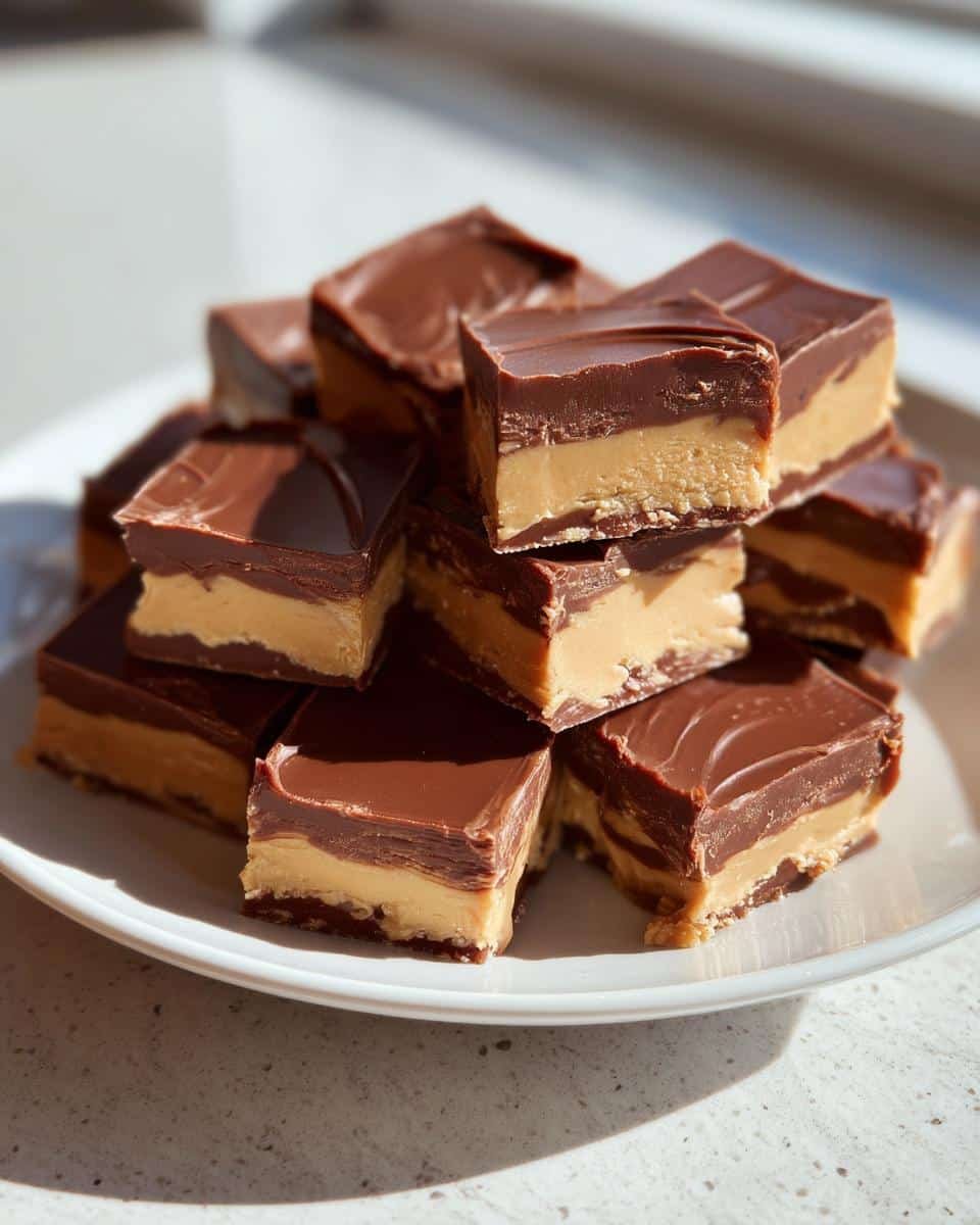 Chocolate Peanut Butter Fudge - detail 2