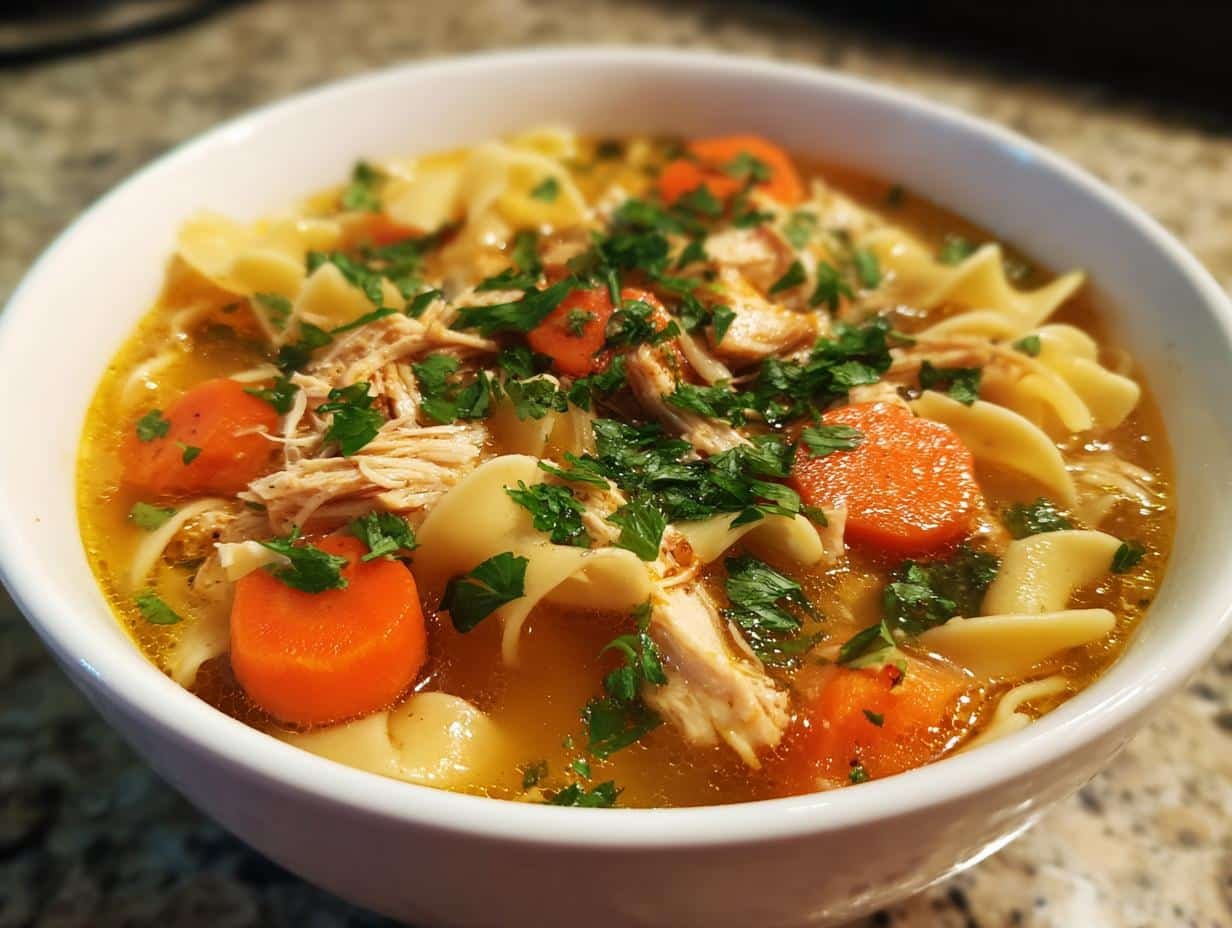 40-Minute Classic Chicken Noodle Soup That Warms the Soul