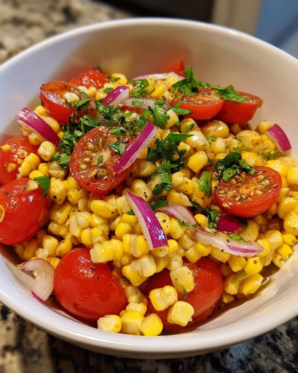 Corn and Tomato Salad - detail 2