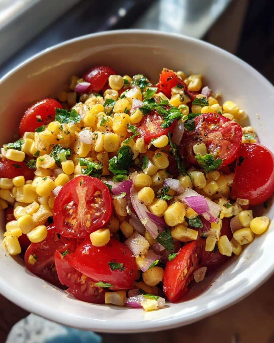 Corn and Tomato Salad - detail 3