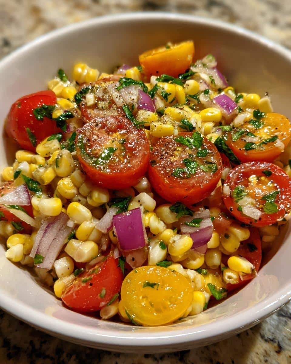 10-Minute Corn and Tomato Salad – Summer’s Perfect Bite