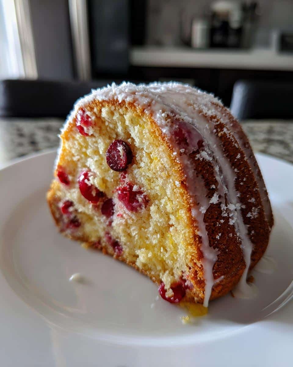 Cranberry Orange Bundt Cake - detail 3