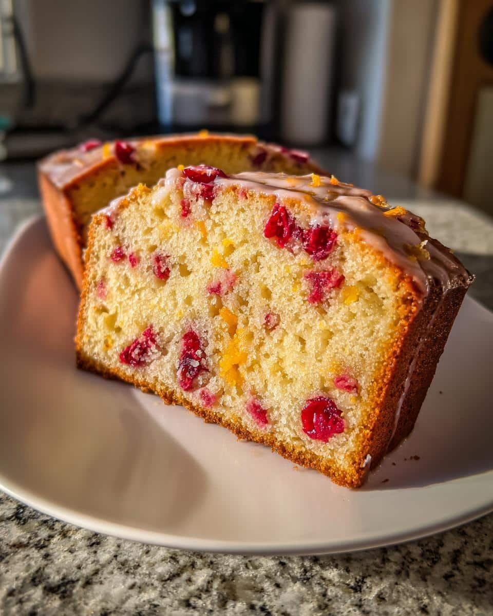 Cranberry Orange Pound Cake - detail 1