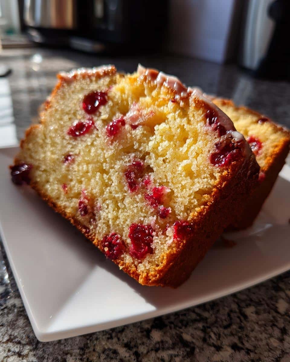 Cranberry Orange Pound Cake - detail 2