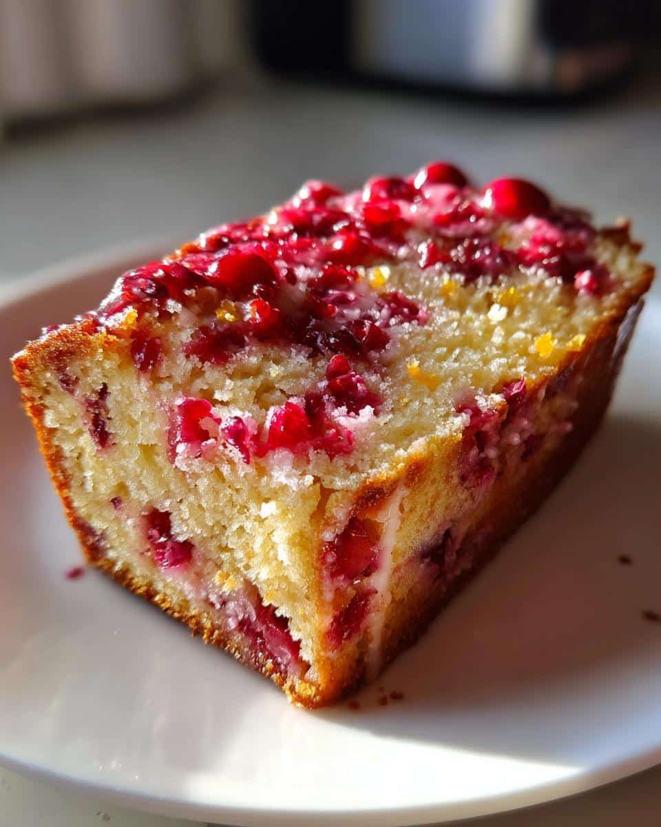 Cranberry Orange Pound Cake - detail 3