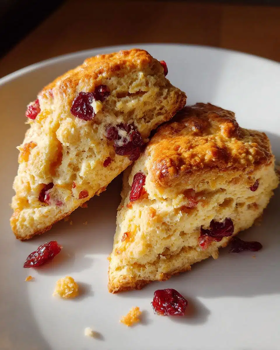 Irresistible Cranberry Orange Scones in 30 Minutes
