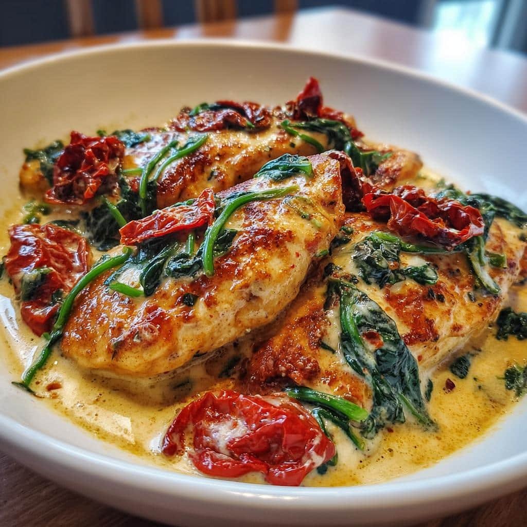 Creamy Tuscan Chicken Skillet - detail 3